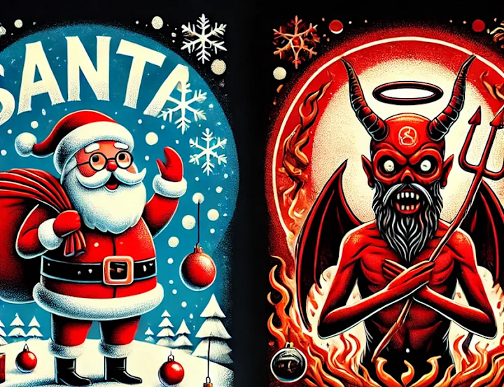 Cover image for The Santa-Satan Controversy: Unwrapping the Truth Behind the Jol