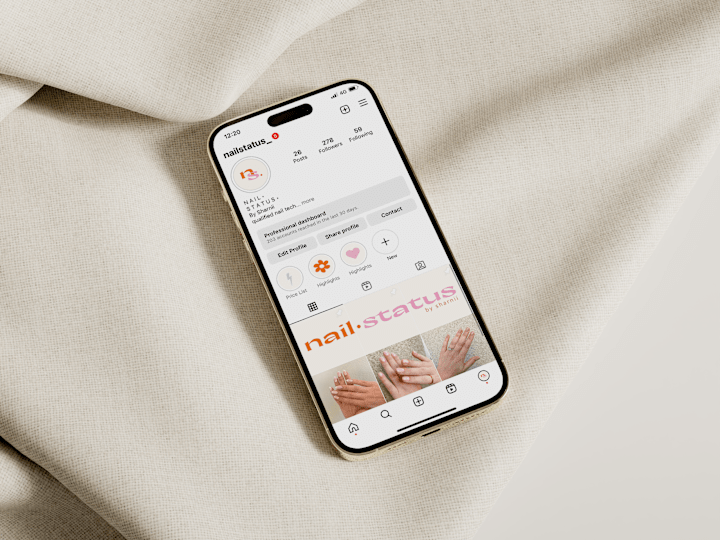 Cover image for Brand Identity for Nail Status