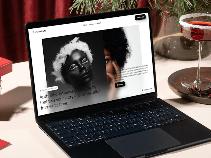 Cover image for Emi's Portraits - Framer Website