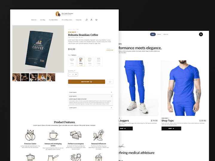 Cover image for Highly Converting E-commerce Site Design