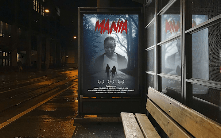 Cover image for Mania (a short film) - Poster Design 