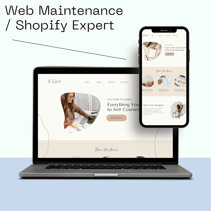 Cover image for Web Maintenance / Shopify Expert