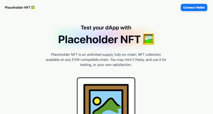 Cover image for Placeholder NFT 🖼