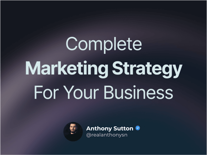 Cover image for Complete Marketing Strategy For Your Business