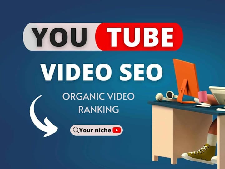 Cover image for I will do YouTube SEO for organic ranking channels and videos