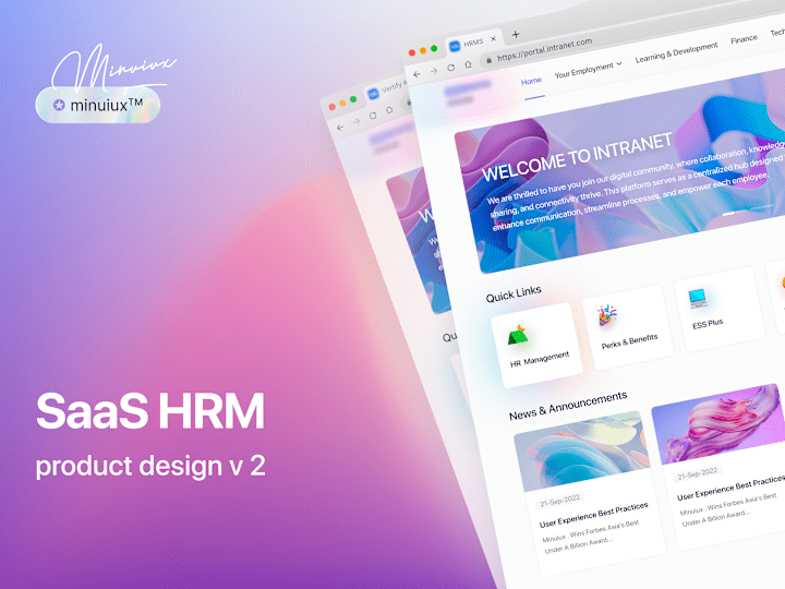 Cover image for SaaS HRM Web App Design