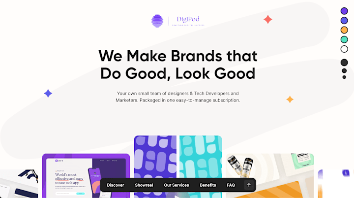 Cover image for DigiPod website Design (https://www.digipod.co.in)