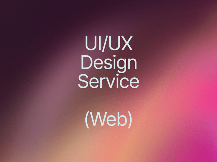 Cover image for UI/UX Design (Website)