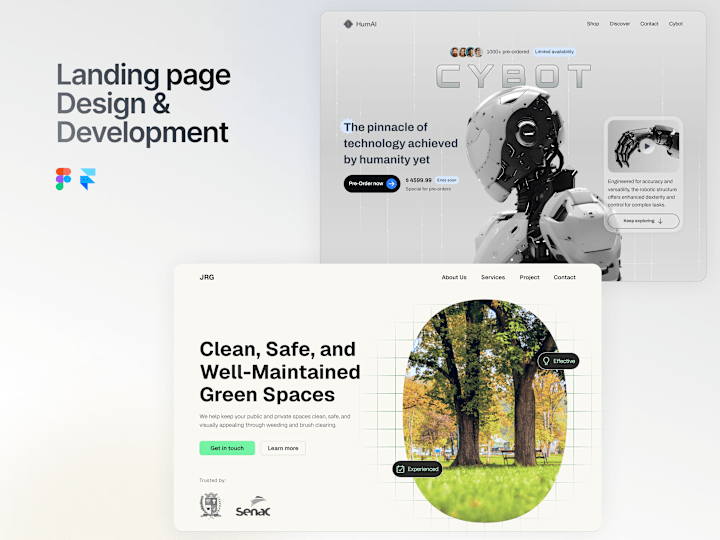 Cover image for Landing Page Design in Figma, Delivered Seamlessly in Framer.
