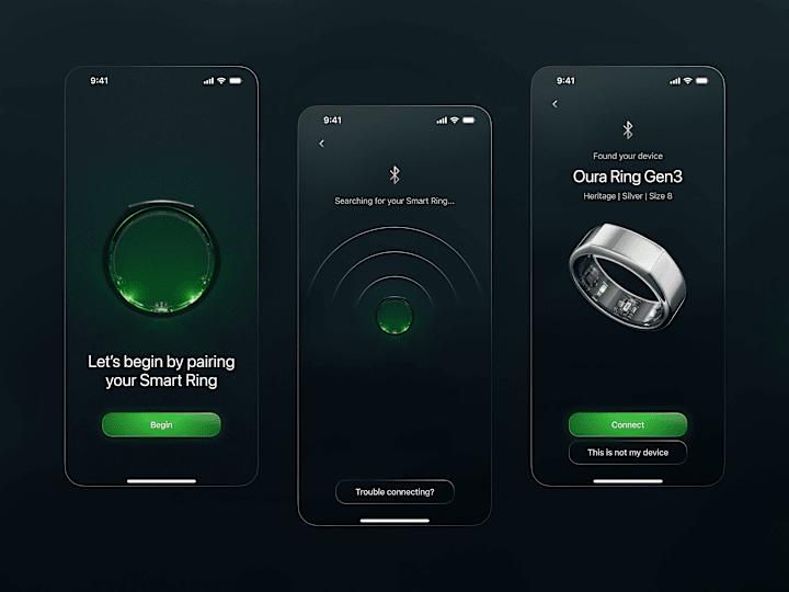 Cover image for Smart Ring App Concept