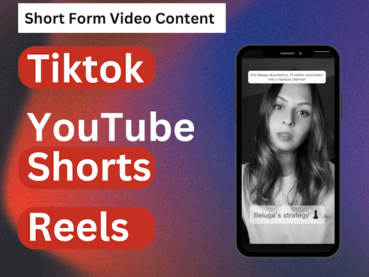 Cover image for You will get Educational Tiktok/ Youtube Shorts videos  💫⭐