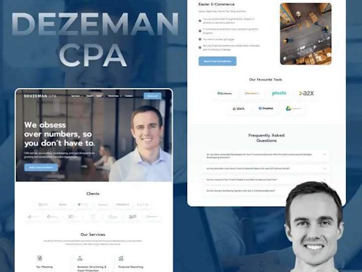 Cover image for WordPress Website Deuzeman CPA 