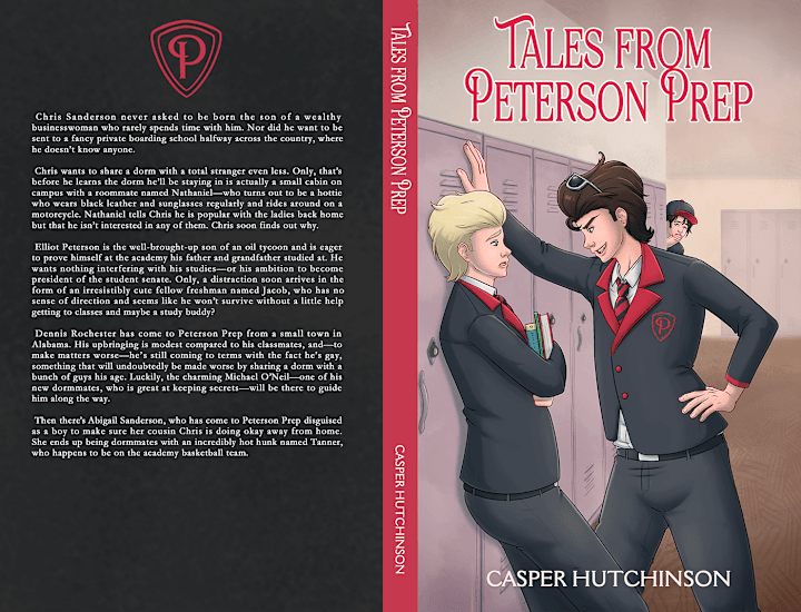 Cover image for Book Cover design - Tales from Peterson Prep :: Behance