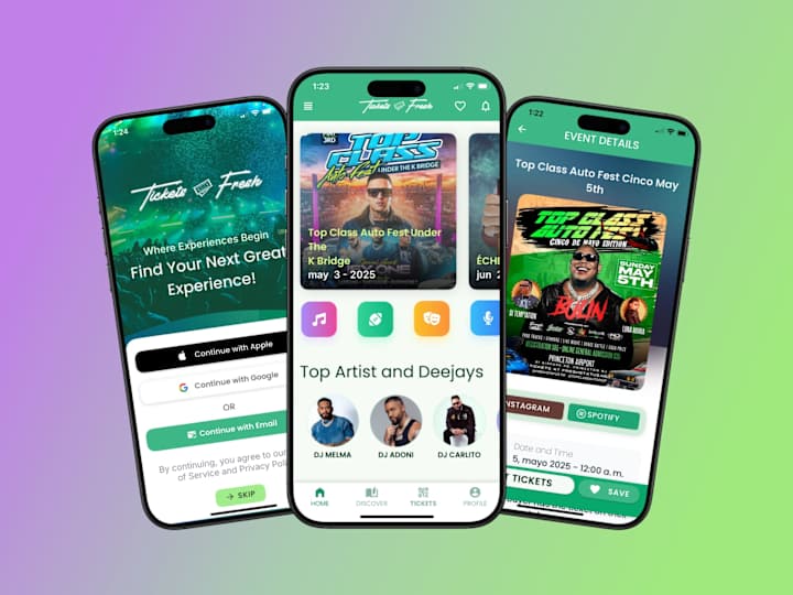 Cover image for Tickets Fresh Mobile App