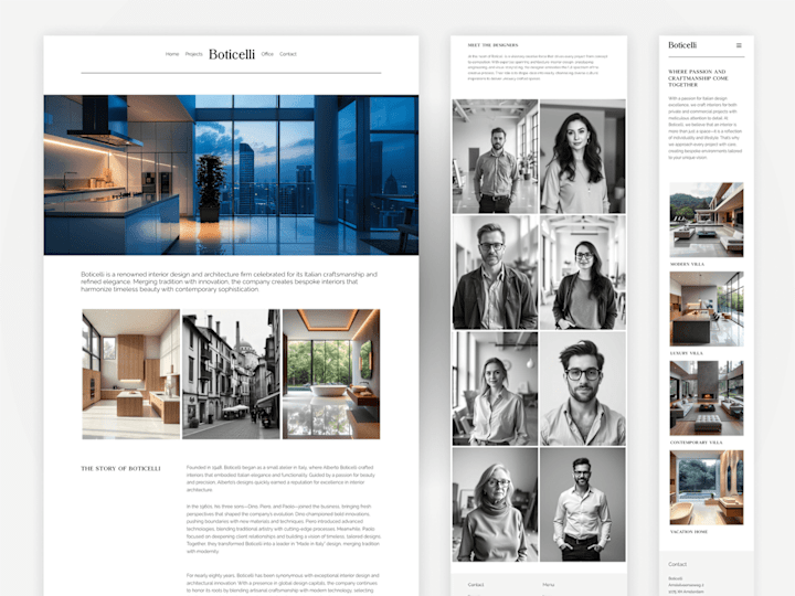 Cover image for Boticelli — Interior Architecture with WordPress