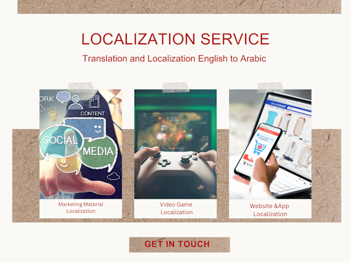 Cover image for Arabic Localization Services