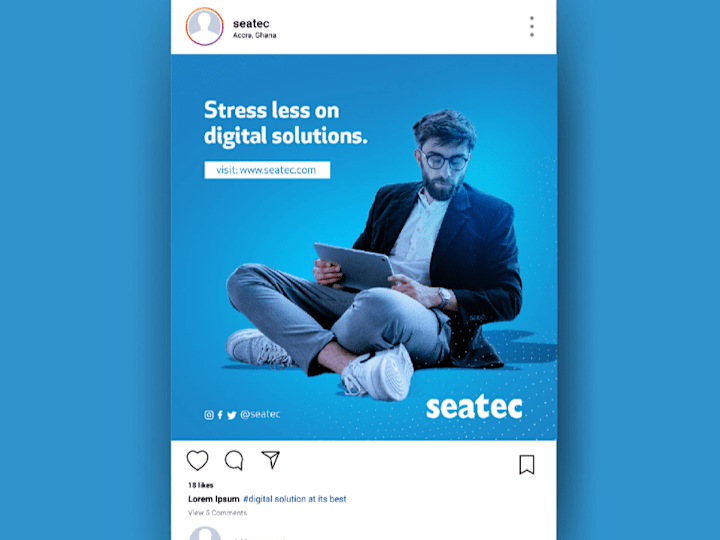 Cover image for Seatec | Brand Assets and Digital Layouts