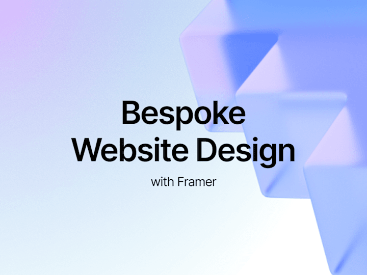 Cover image for Website Design with Framer