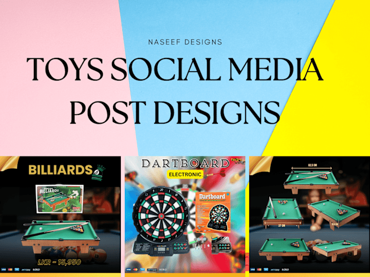 Cover image for Toys Social Media Post Designs
