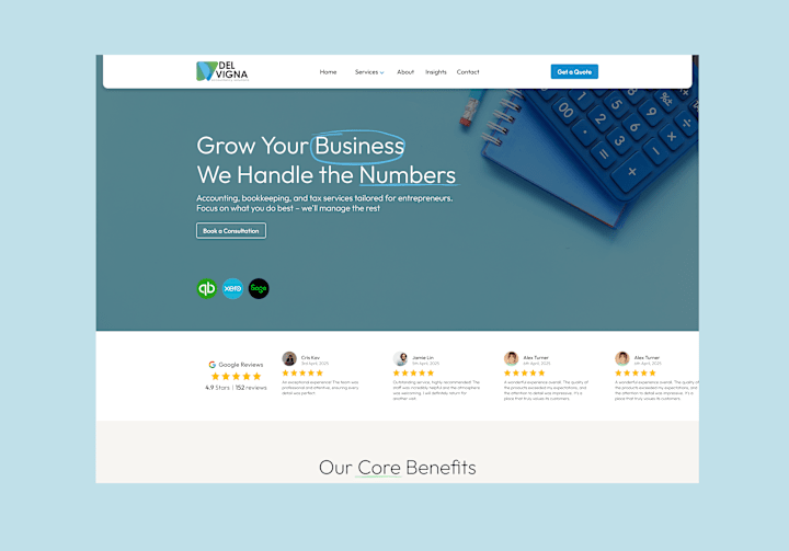 Cover image for Accounting Firm Website Redesign