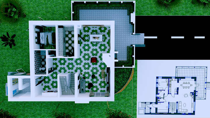 Cover image for 3d Floor Plan | Images :: Behance