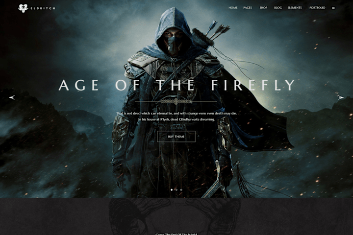 Cover image for Eldritch - Epic Gaming WP Theme