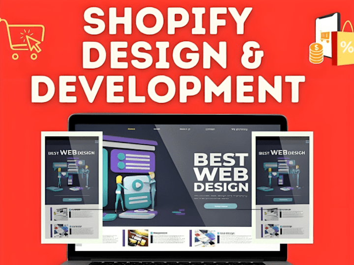 Cover image for I will design shopify dropshipping store , ecommerce website