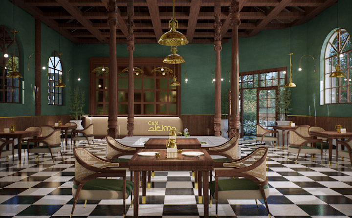 Cover image for Cafe & Restaurant Interiors