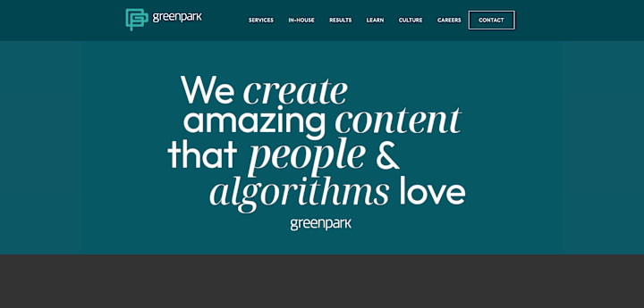 Cover image for Green Park Digital Website