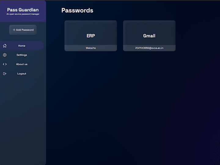 Cover image for Pass Guardian - Password Manager