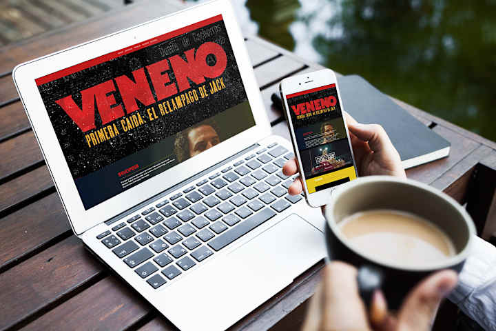 Cover image for Jack Veneno Website on Behance