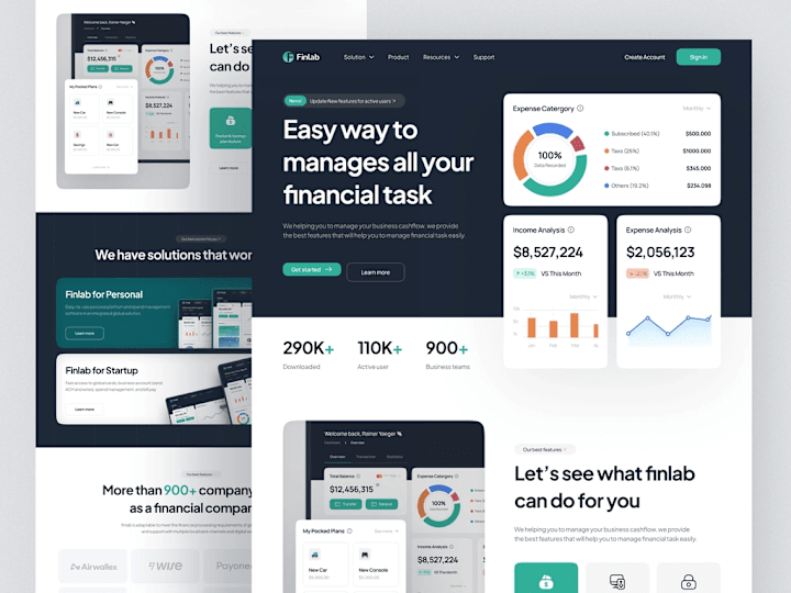 Cover image for SaaS Business Landing Page UI UX Design Using Figma