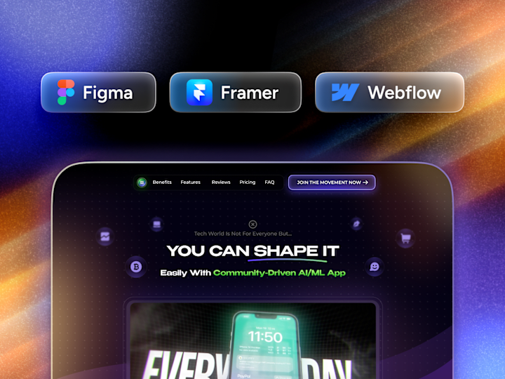 Cover image for High-impact landing page 💰 (Figma, Webflow, Framer)