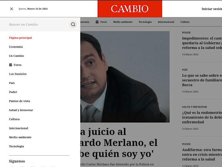 Cover image for News webapp - Cambio Colombia