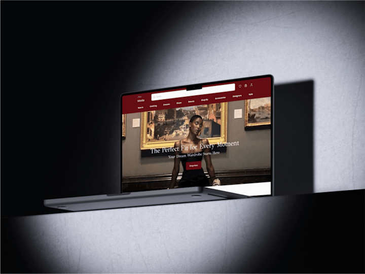 Cover image for Mira Moda Fashion eCommerce Website Redesign