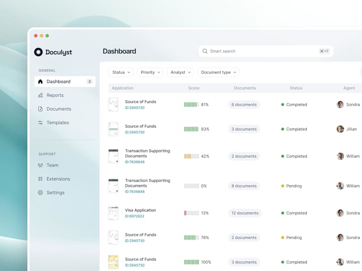 Cover image for Doculyst: AI Document Analysis Tool | Landing Page