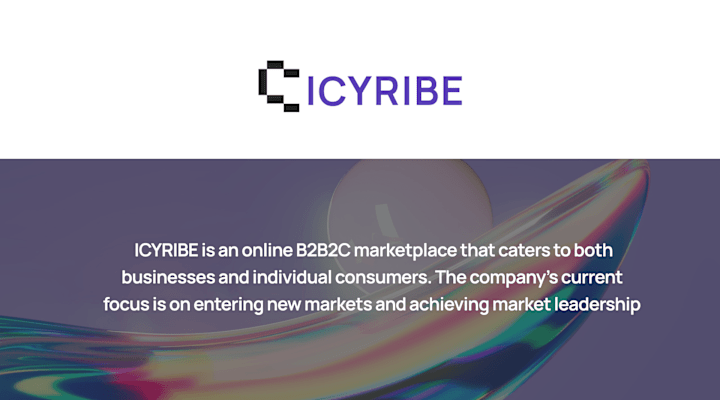 Cover image for ICYRIBE’s New User Onboarding - A New Marketplace Platform