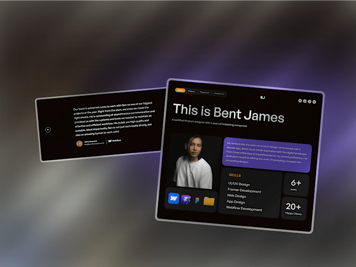 Cover image for Versatile Portfolio Template Design and Development