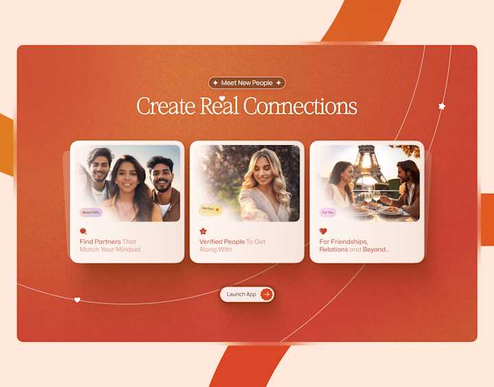 Cover image for Social Connect App Landing Page