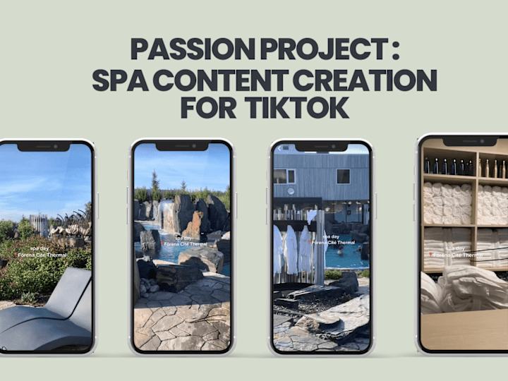 Cover image for Spa Experience  | TikTok Video Creation 