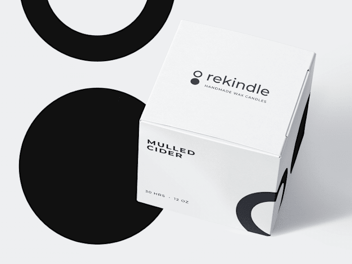 Cover image for Rekindle - brand and packaging