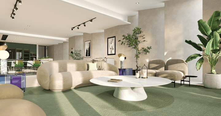 Cover image for Luxury Apartment Interior 3D Rendering