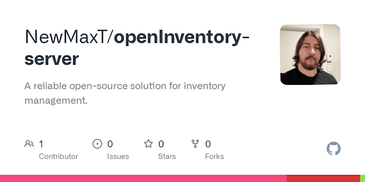 Cover image for Inventory Management API - openInventory