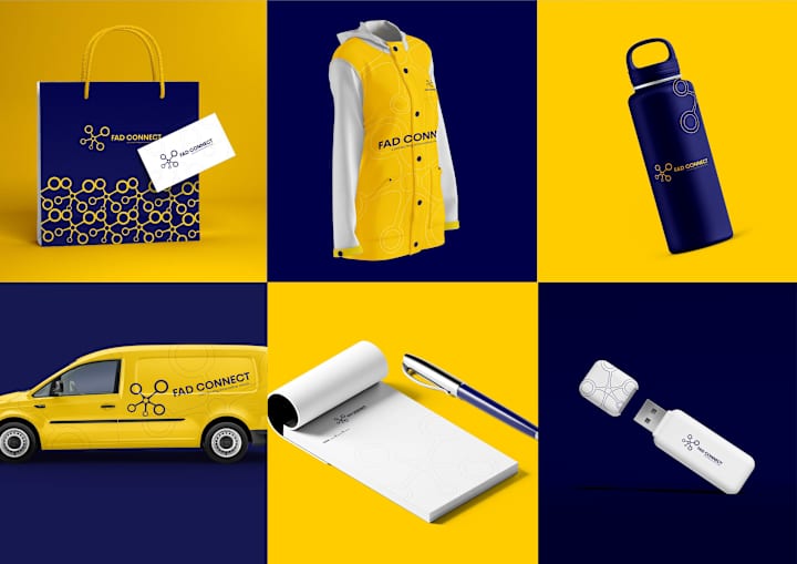 Cover image for BRAND IDENTITY DESIGN - FAD CONNECT