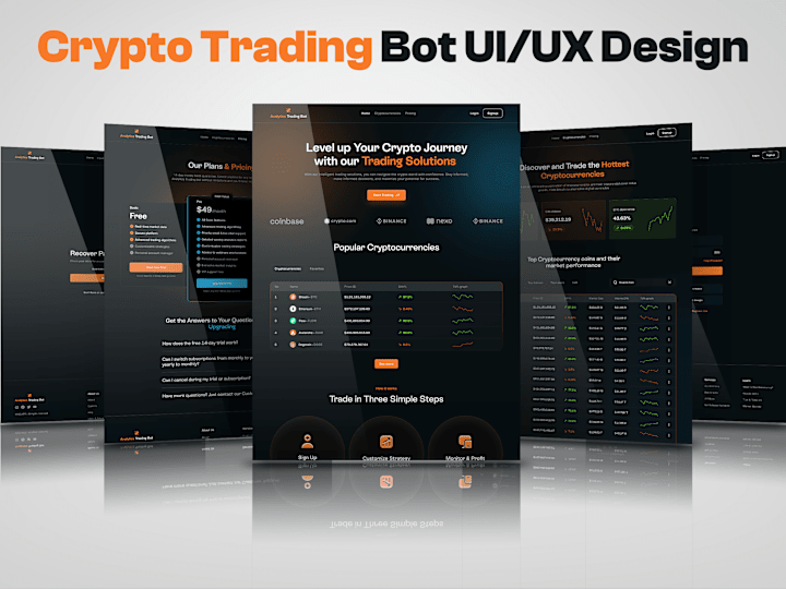 Cover image for Analytics Trading Bot UI/UX Design