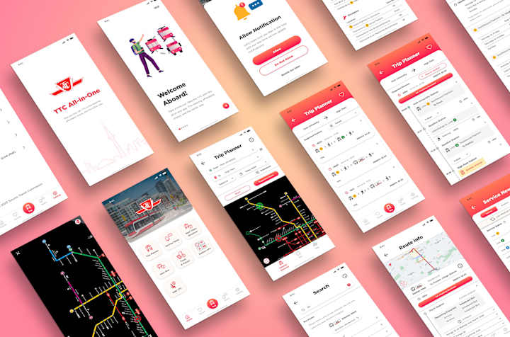 Cover image for UI/UX Case Study | All-in-one TTC Transit App