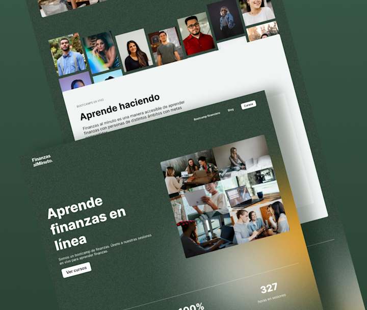 Cover image for Finanzas al minuto - Website & LMS