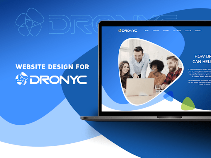 Cover image for Website for consulting company Dronyc