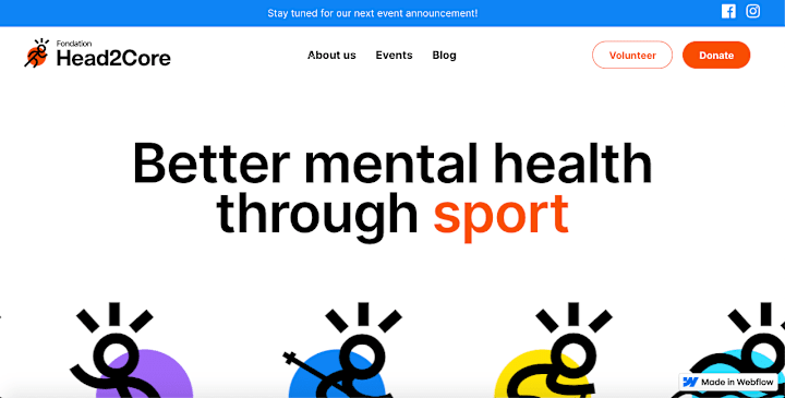 Cover image for Head2Core Webflow Website