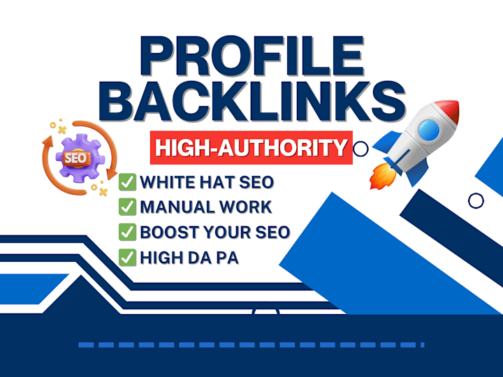 Cover image for Create 100 SEO High Authority do follow DA 90 profile backlinks